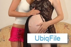 Nubile Blonde Licks Pregnant Friend's Box