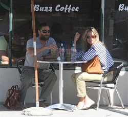 Aaron Eckhart - Buzz Coffee in West Hollywood - March 28, 2010