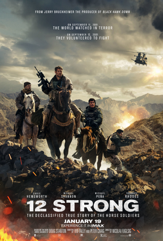 12 Strong 2018 English 720p BRRip 999MB ESubs