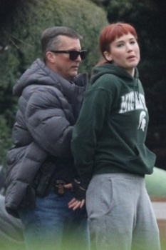 Jennifer Lawrence - On the set of 'Don't Look Up' in Boston , November 30, 2020