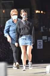 Lucy Hale - goes shopping for art supplies at Michaels in Studio City, California | 02/05/2021