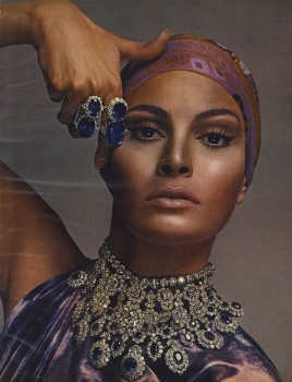 US Vogue October 1, 1969 : Jean Shrimpton by Bert Stern | the Fashion Spot