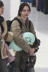 Emma Myers - Spotted at LAX December 13, 2023