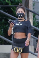 Vanessa Hudgens - seen walking out of the gym after a workout session in West Hollywood, California | 07/22/2020