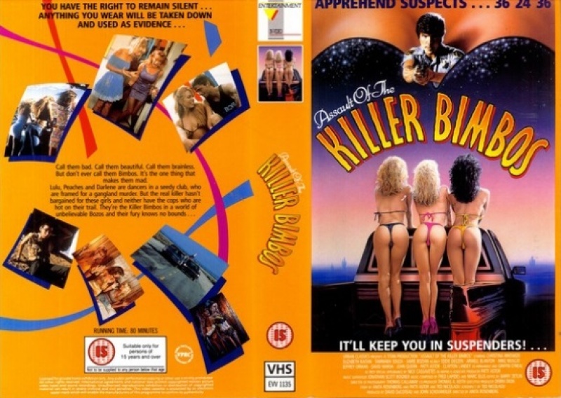 Assault of the Killer Bimbos / Нападение красоток-убийц (Urban Classics & Titan Production) [1988 г., Comedy, Erotic, WEB-DL]
