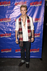 Aaron Carter - 'NEWSical The Musical' Opening Night at The Kirk Theater at Theatre Row on September 17, 2012 in New York City