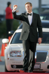Aaron Eckhart - Arriving at the 66th Annual Golden Globe Awards - January 11, 2009