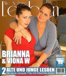 Mature - Brianna (19), Viona W. (44) - 2 alte und junge Lesben spielen miteinander  Mature.nl