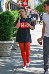 Addison Rae out with some friends in New York City 05/26/2023.