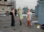 Three naked friends shock people with public nudity  DirtyPublicNudity 