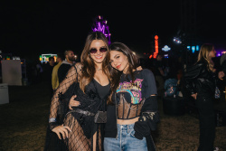 Victoria Justice and Madison Reed - Attending the Neon Carnival at the Coachella Valley Music and Arts Festival in Indio April 13, 2024