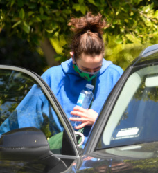 Lena Headey - Heading to the gym for a workout in Los Angeles, March 26, 2021