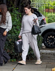 Selena Gomez - Visiting a salon in West Hollywood January 22, 2024