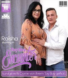 Mature - Raisha E. (52) - Curvy, shaved big breasted mature Raisha is getting fucked hard by her studying toy boy  Mature.nl