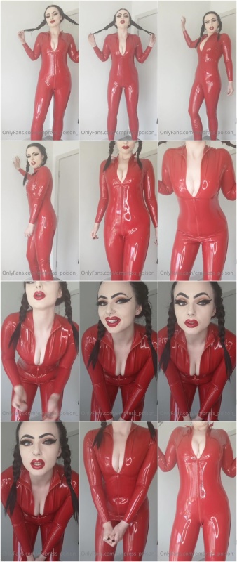 Empress Poison - Latex catsuit fan video