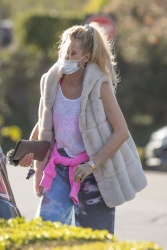 Nicollette Sheridan - Was caught dancing behind her Maybach in a parking lot in Calabasas, January 24, 2021