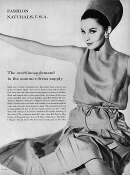 US Vogue June 1960 : LeFerre by Karen Radkai | the Fashion Spot