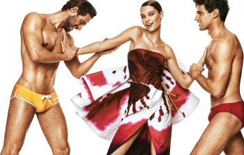 Simone Bredariol Models Calida Fall/Winter 2014 Underwear Basics