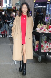Anna Sawai - seen out and about in New York City - February 23, 2024