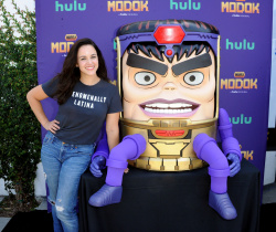 Melissa Fumero - Attends a signing for the new Marvel series on Hulu, "M.O.D.O.K." held at Golden Apple Comics in Los Angeles, May 22, 2021