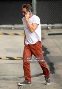 2023/10/25 - David is seen arrivng at 'Jimmy Kimmel Live' Show MuEx67Iy_t