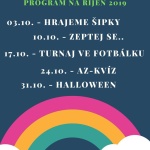 Program Klubu Magnet říjen 2019