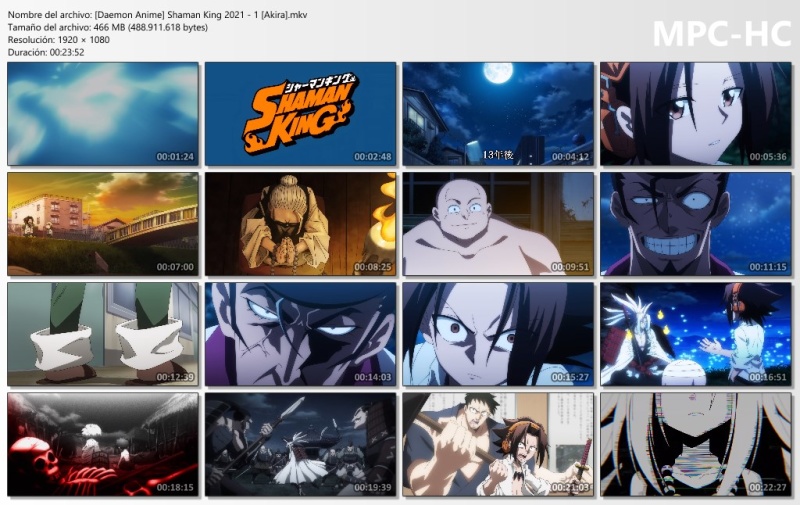 Shaman King 2021 - Mkv Dual Latino 1080p - Mega - Mediafire - Daemon Anime