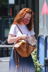 Rose Leslie - Looks stylish rocking her Gucci sneakers in New York, June 25, 2021