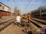 DirtyPublicNudity Railroad workers love checking out a flashing girl