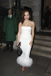 Rose Williams - Leaving the British Vogue and Tiffany & Co. Fashion and Film Party at Annabel's in London, February 2, 2020