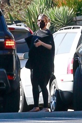 Emma Roberts - gets a lift to the local McDonald's Drive-Thru in Los Angeles, California | 12/17/2020