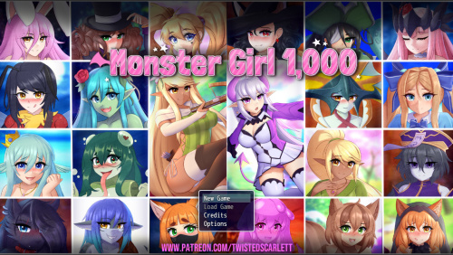 Porn Game Monster Girl 1,000 by TwistedScarlett.