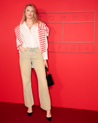 Romee Strijd - attends the Tommy Hilfiger show during NYFW, New York City - February 9, 2024