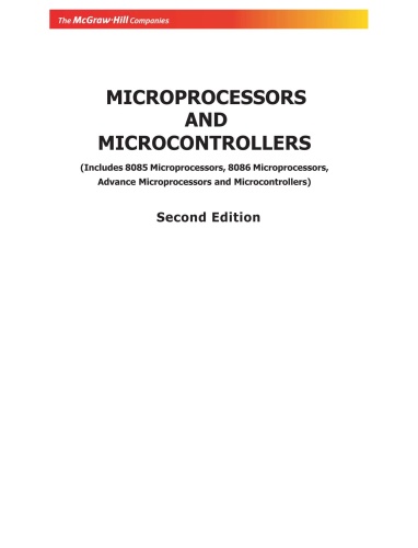 Microprocessors and Microcontrollers, Second Edition