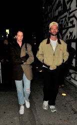 Abby Champion & Patrick Schwarzenegger - Spotted leaving dinner at Craig's in West Hollywood, May 1, 2022
