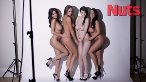 Holly Peers, Emma Frain & Friends - Naked Photoshoot (31 Jan