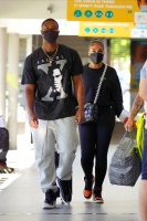 Michael B. Jordan - At St Barts airport with his girlfriend 01/21/2021