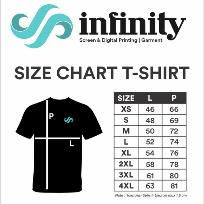 Size Chart Laki-laki