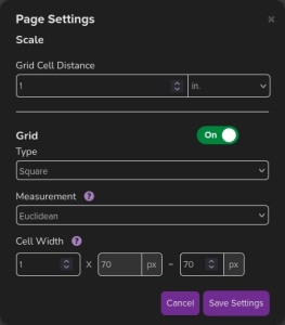 Page Settings