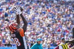 A.J. Green - Cincinnati Bengals vs  Buffalo Bills during the second quarter of a preseason game at New Era Field on August 26, 2018 in Orchard Park, N