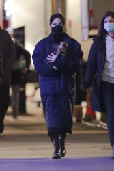 Hailee Steinfeld - Spotted with her puppy while she's heading to the set of Hawkeye in New York December 9, 2020