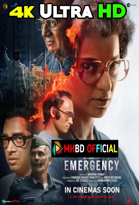 Emergency (2025) Hindi Movie PRE HDRip