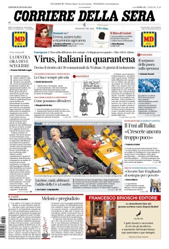 Corriere della Sera - 30 01 (2020)