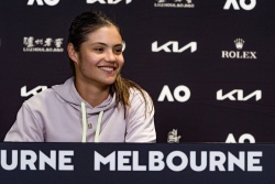 Emma Raducanu - press conference ahead of the 2024 Australian Open - Melbourne, Australia - January 12, 2024