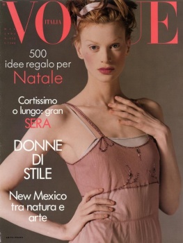 Vogue Italia December 1994 : Kristen McMenamy by Steven Meisel | the  Fashion Spot