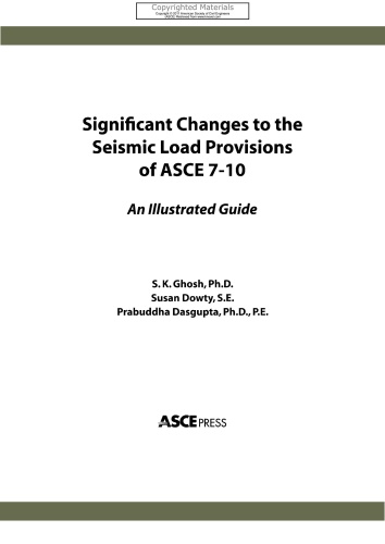 Significant Changes to the Seismic Load Provisions of ASCE 7 10 An Illustrated G