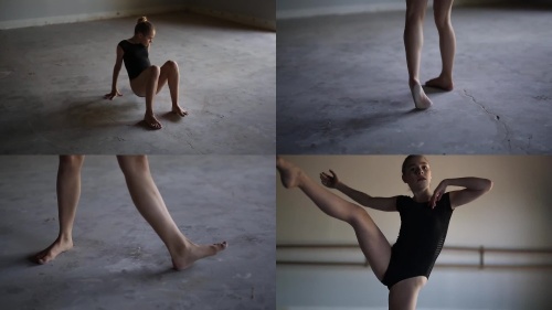 717 Video Gymnasts, flexible girls in leotards dance and train for you