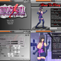 [FLASH]SHINOBI GIRL -EROTIC SIDE SCROLLING ACTION GAME- (Uncensored Version)