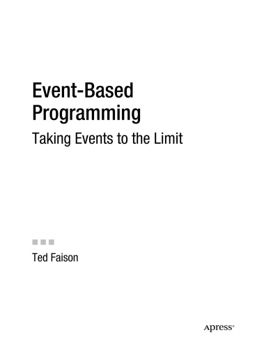 Event-Based Programming - Taking Events to the Limit