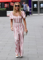 Amanda Holden - Out at Heart breakfast show in London 05/14/2024